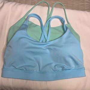 lululemon 2  bra Blue and Green Women's Sports Bra